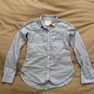 Abercrombie & Fitch Blue Button Down, Size XS